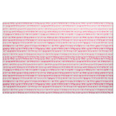 Roze witte, moderne waterverf gescallopeerde strep stof (Fat Quarter)