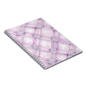 Roze witte parels notitieboek (Rechterzijde)