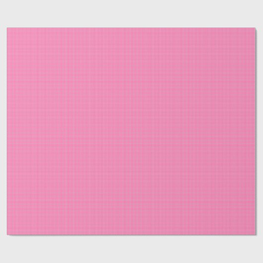 Roze-witte pasta Gingham-GIFT WRAPPING PAPER Cadeaupapier (Vlak)