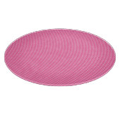 Roze witte pasta Gingham-ROND CUTTING BOARD Snijplank (Hoek)