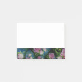 Roze witte pioen floral waterverf mandala post-it® notes (Voorkant)