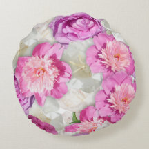 Roze Witte Pioen Roos - Romantisch Bloemmotief