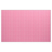 Roze Witte Polka Dots Textiel Stof (Yard (91,4 cm))