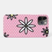 Roze witte polka stippen en zeeschildpadden Case-Mate iPhone case (Achterkant (horizontaal))