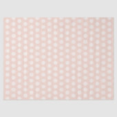 Roze witte polka stippen tissuepapier (Voorkant)