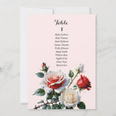 roze witte rode roos zithoek kaart (Achterkant)