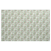 Roze witte rozen bloemen stof (Yard (91,4 cm))