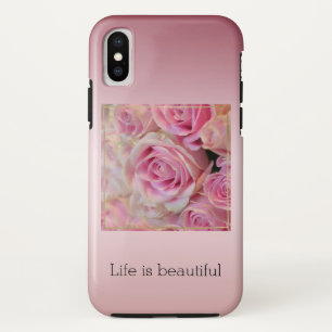 Roze witte rozen mooie momenten          Case-Mate iPhone case