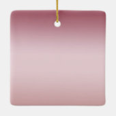 Roze witte rozen mooie momenten keramisch ornament (Achterkant)