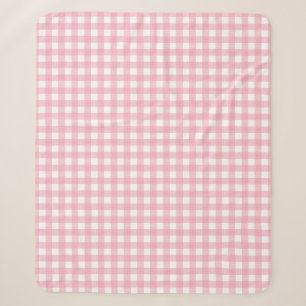 Roze & Witte Schaakbord Sherpa Deken
