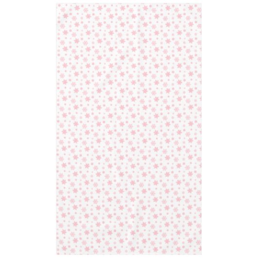 Roze witte sinoestheekspatroon tafelkleed (Voorkant)