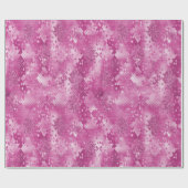 Roze Witte Sparkle Snake Print Cadeaupapier (Vlak)