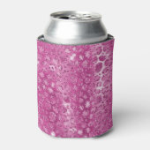 Roze witte spleet blikjeskoeler (Blikje Voorkant)