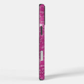 Roze witte spleet Case-Mate iPhone case (Achterkant / Rechts)