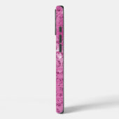 Roze witte spleet Case-Mate iPhone case (Achterkant / Links)