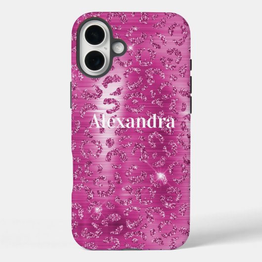 Roze witte spleet Case-Mate iPhone case (Achterkant)