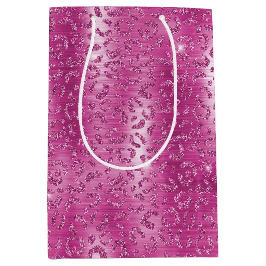 Roze witte spleet medium cadeauzakje (Voorkant)