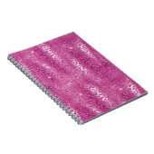 Roze witte spleet notitieboek (Rechterzijde)