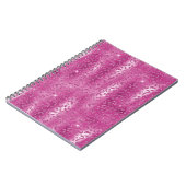 Roze witte spleet notitieboek (Linkerzijde)