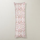 Roze witte  spoelvormig ontwerp lichaamskussen (Achterkant (Verticaal))