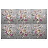  roze, witte stof textuur bloempatroon (Fat Quarter)