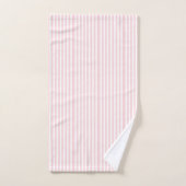 Roze & witte streep badkamer handdoek sets (Handdoek)