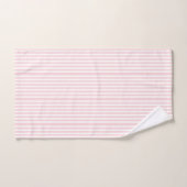 Roze & witte streep badkamer handdoek sets (Handdoek)