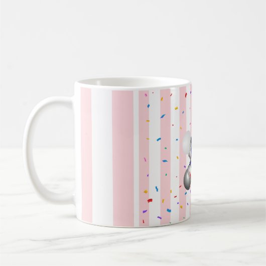 Roze & Witte Streep Kapper Paal Mok (Links)