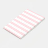 Roze & Witte Streep Notities Post-it® Notes (Schuin)