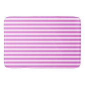 Roze/witte strepen Bath Mat (Voorkant)