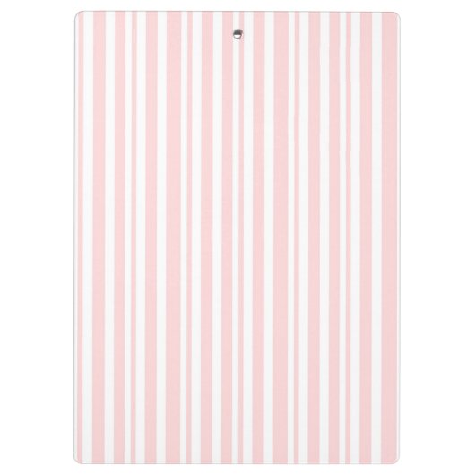 Roze witte strepen elegant grafische vormgeving op klembord (Achterkant)