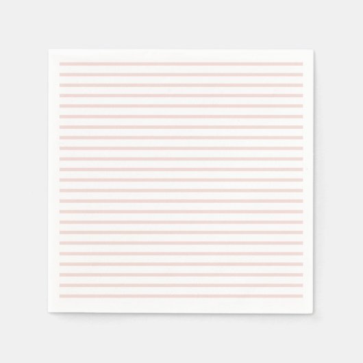 Roze witte strepen moderne servet (Voorkant)