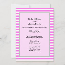 Roze/witte strepen omwoeld kaart