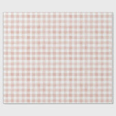 Roze Witte Strepen Verjaardag Cadeaupapier (Vlak)
