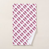 Roze Witte Teenslippers Kinder Bad Handdoek (Handdoek)
