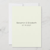 Roze witte tropische orchidee bloemen RSVP Kaart (Achterkant)