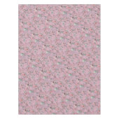 Roze & Witte Tulpen Anemonen Patroon Tafelkleed (Voorkant)
