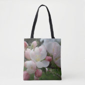 Roze witte ventilator Canvas tas (Voorkant)