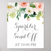 Roze witte ventilator — Poster voor verzending afm (Voorkant)