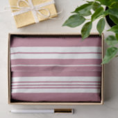 Roze Witte Verticale Strepen Patroon Tissuepapier (Geschenk)