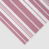 Roze Witte Verticale Strepen Patroon Tissuepapier (Detail)