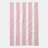 Roze & Witte Victoriaans Strepen Cottage Stijl Theedoek (Verticaal)