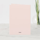 Roze Witte Vlinder Verjaardag Kaart (Achterkant)