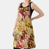 Roze witte vloeren Stomme en Girly Floral Schort (Insitu)