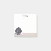 Roze witte Voetbal Guinee naar school Post-it® Notes (Voorkant)