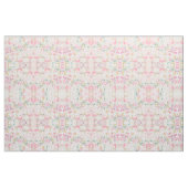 Roze witte waterverf floreel patroon stof (Yard (91,4 cm))