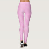 Roze witte Waterverf Was Leggings (Achterkant)