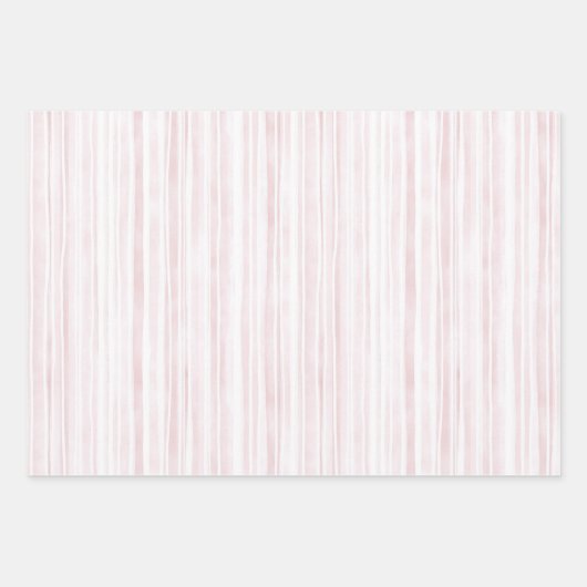 Roze Witte Zilveren Glitter Rozenblaadjes Bruiloft Inpakpapier Vel (Voorkant 2)