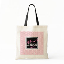 Roze witte zwart. jouw naam Monogram Library