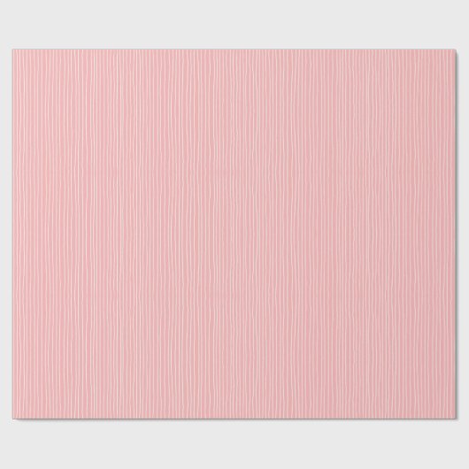 Roze Wobbly Lines inpakpapier (Vlak)